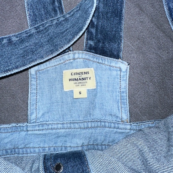 Citizens of Humanity | Faye Button Front Denim
Overalls Size S - Picture 4 of 12